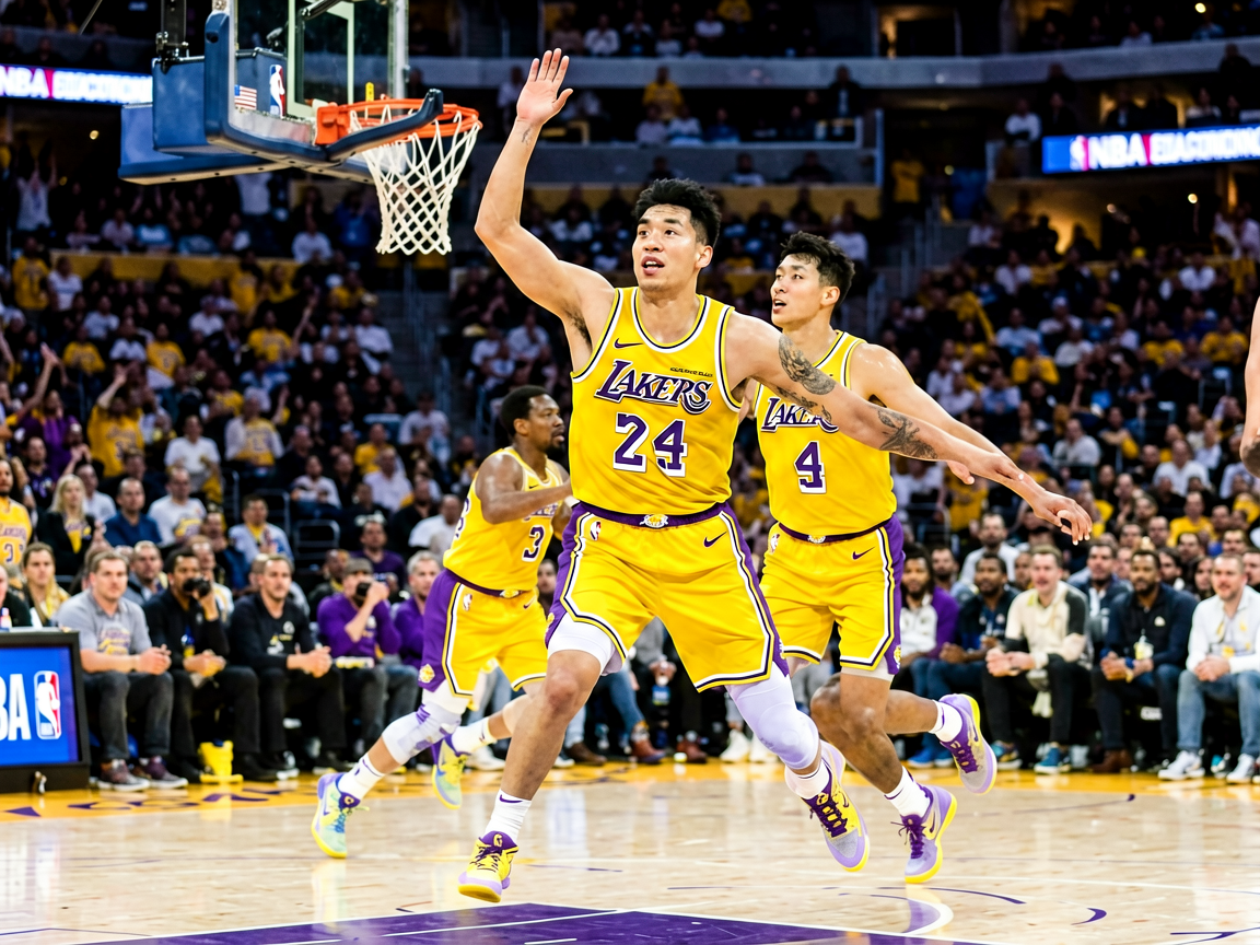 NBA湖人勇士比赛精彩画面